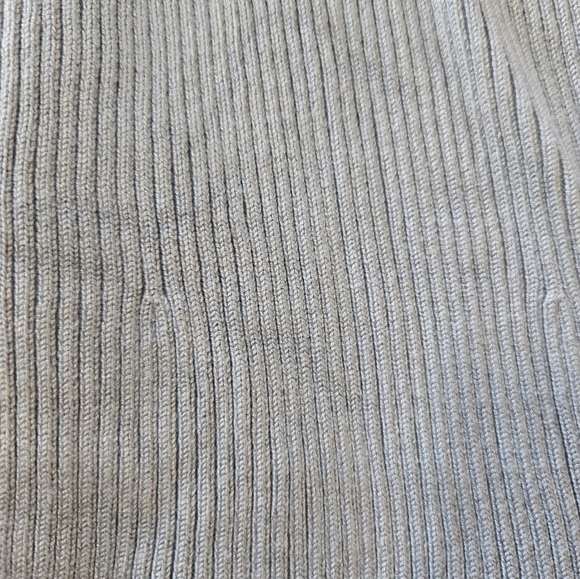 Abercrombie & Fitch Blue Ribbed Wide Leg knit pants - Picture 4 of 6